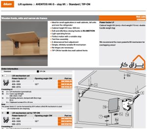 کاتالوگ جک HKS برند blum