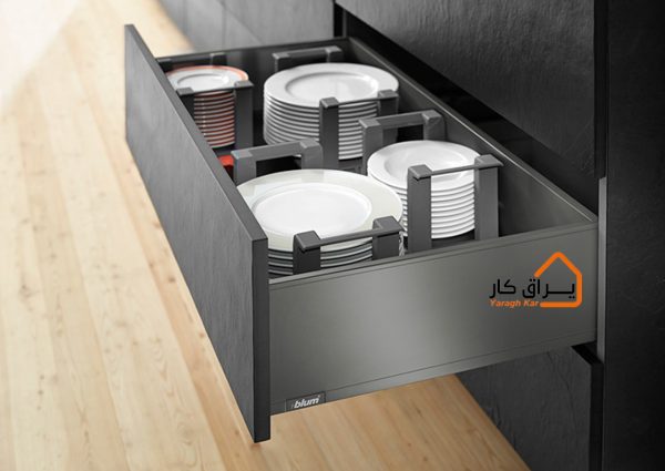 لگراباکس بدنه متوسط blum ارتفاع C