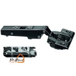 لولا 110 درجه پمپی مشکی با پایه خطی blum