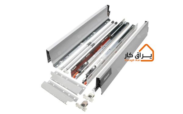 اجزای ریل تاندم‌باکس متوسط و بلند blum