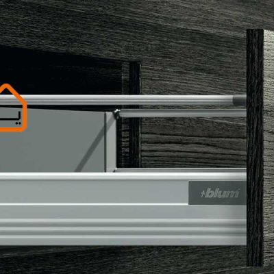 ریل تاندم‌-باکس متوسط blum