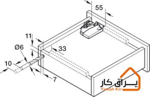 کاتالوگ نصب ریل تاندم فول blum آرام‌بند