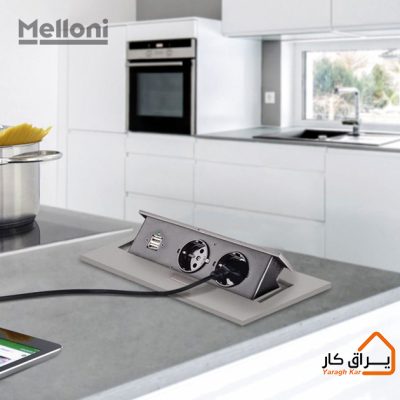 پریز توکار ملونی 10017