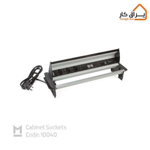 پریز توکار رومیزی اداری ملونی 10040