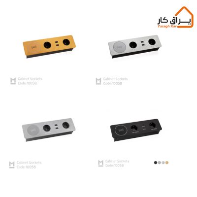 پریز توکار ملونی-10058