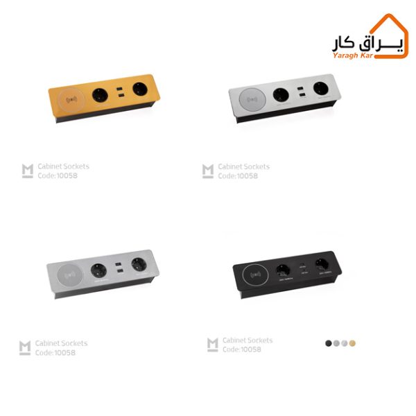 پریز توکار ملونی-10058
