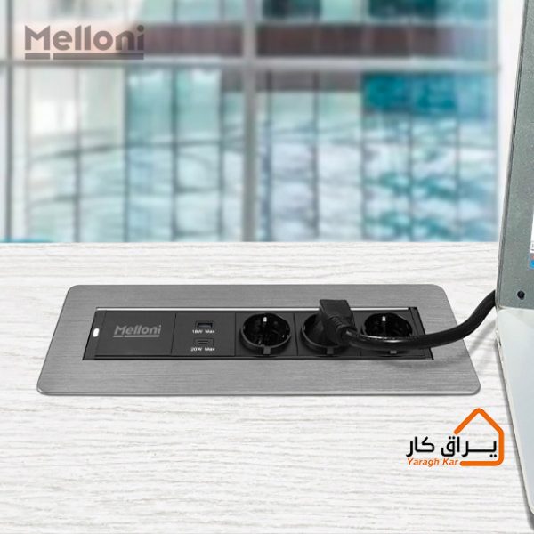 پریز توکار برقی تاچ ملونی 10064