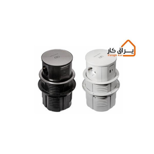 رنگ های پریز توکار شارژر WireLess دار ملونی 10110