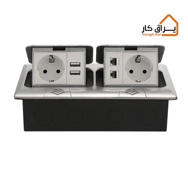 پریز کف Floor Socket ملونی-10116