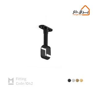 پایه سقفی رگال لوله بیضی16 ملونی (مدل1042)