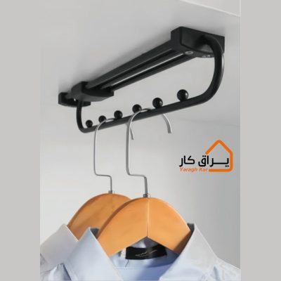 رگال سقفی داخل کمد لباس ملونی 8048