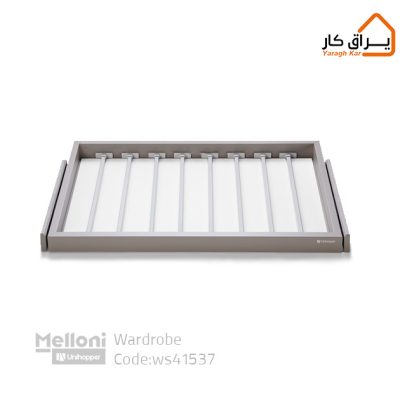جای شلوار ریلی داخل کمد لباس ملونی WS4157