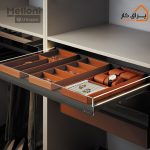 جای زیورآلات چرمی ریلی با بدنه LED ملونی-WS4158