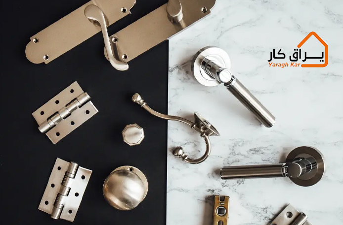 معرفی انواع یراق‌آلات درب